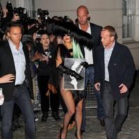 Lady Gaga showing lots of skin as she leaves her London hotel - Photos | Picture 96716